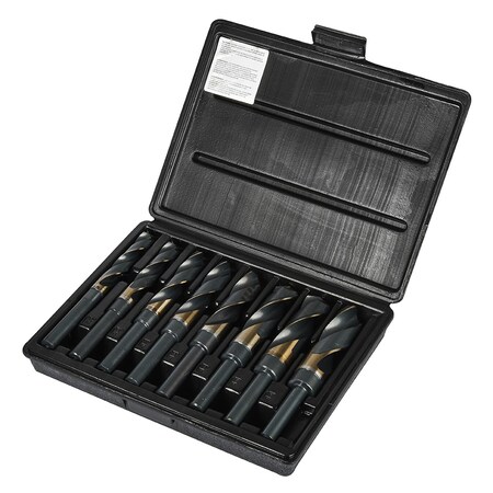 Precision Twist Drill HSS-E ST/Bronze 118° Reduced Shank Drill Set ANSI Set R56CO (x 8) 090328